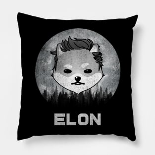 Vintage Dogelon Mars ELON Coin To The Moon Crypto Token Cryptocurrency Blockchain Wallet Birthday Gift For Men Women Kids Pillow