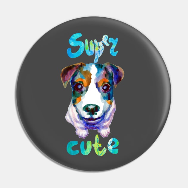 Super cute pup Pin by AgniArt
