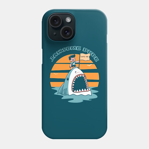 Jawsome Dude Phone Case by Blended Designs