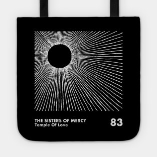 Sisters Of Mercy / Minimalist Graphic Artwork Design Tote