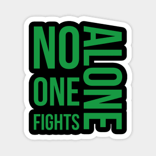 No one fights alone Magnet