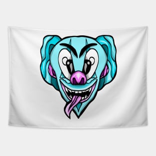 Clownin' Around Design (Pink and Blue) Tapestry