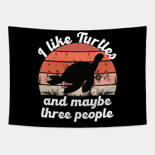 i like turtles and maybe three people Tapestry by hatem