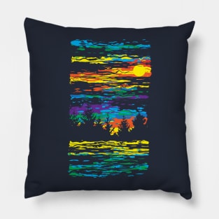 Abstract Sky Pillow