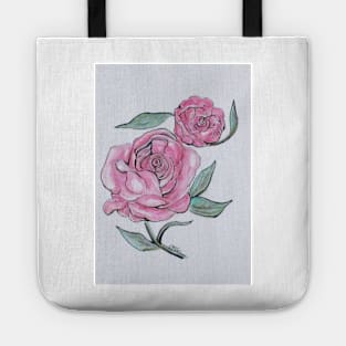 Pretty And Pink Roses Tote