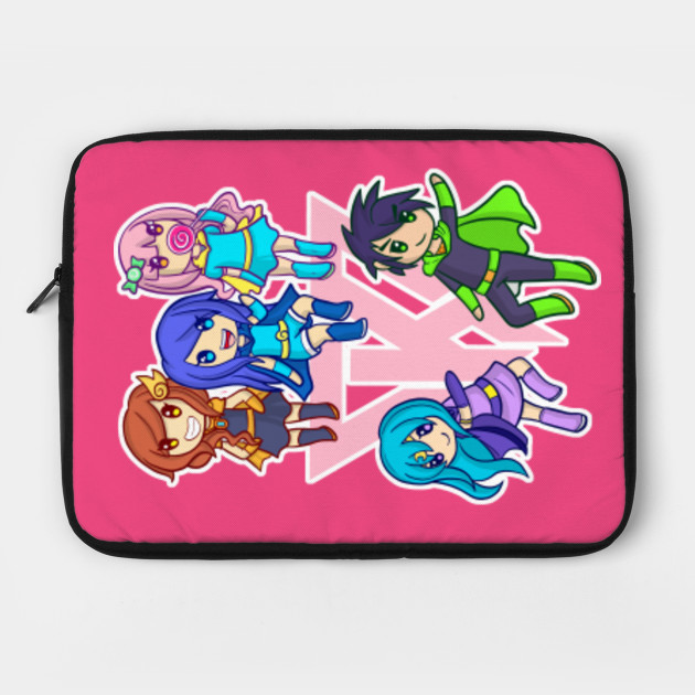 Funneh And The Krew Pink Its Funneh Funda Para Laptop - fundas para laptop roblox teepublic mx