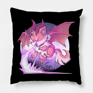 Pomeranian Puppy Dragon (Foxy Tan) Pillow