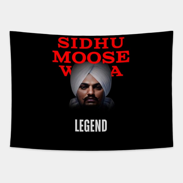 SIDHU MOOSEWALA - INDIAN SINGER RAPPER Tapestry by Swag Like Desi