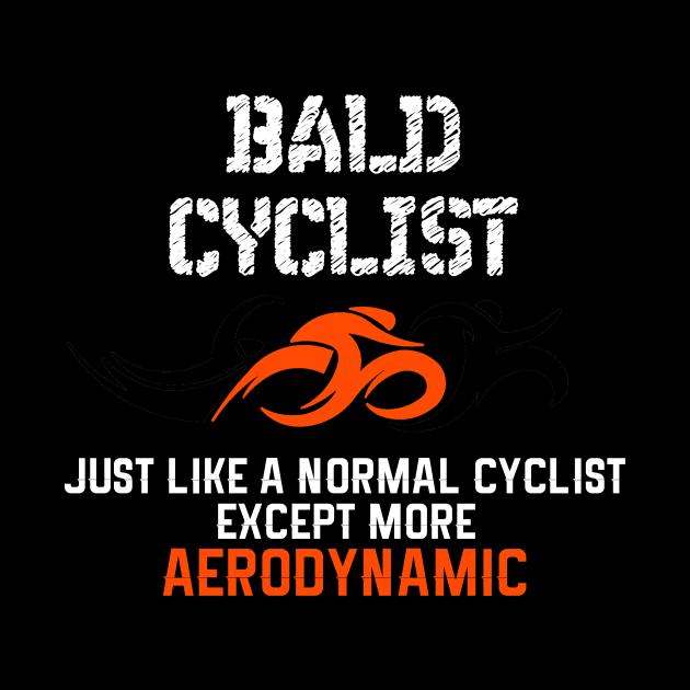 Aerodynamic Bald Cyclist by TriHarder12