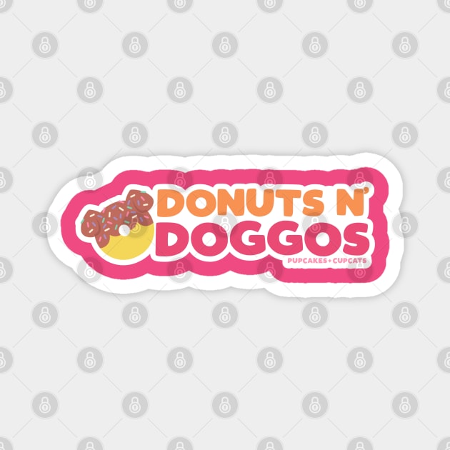 Donuts N' Doggos Magnet by Pupcakes and Cupcats