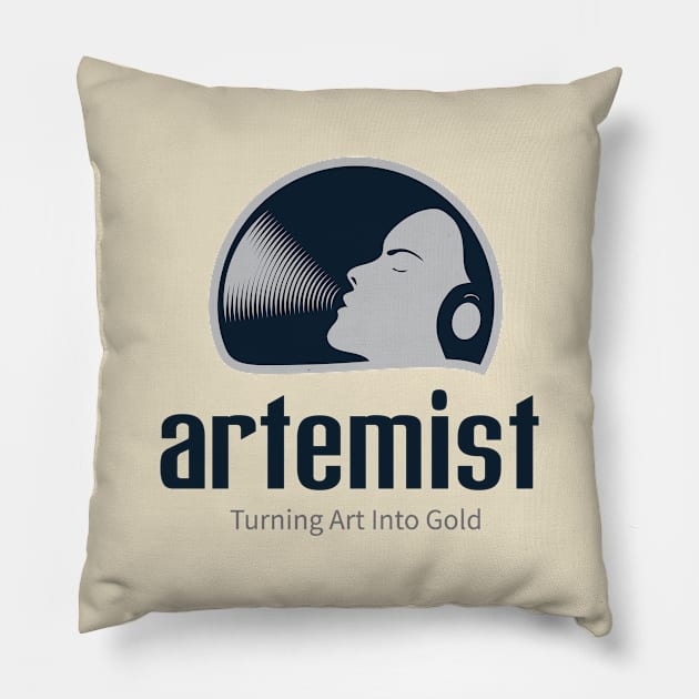 Artemist Pillow by onebadday