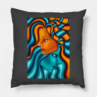 Fire and Ice Pillow