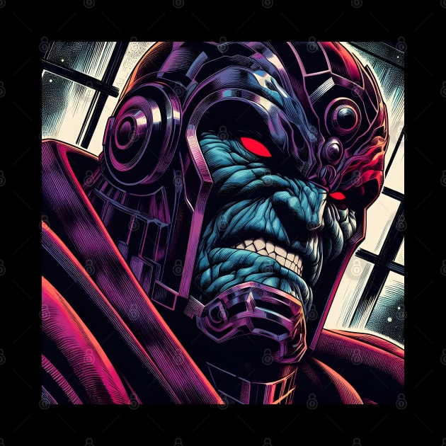 Conquer the Cosmos with Darkseid: Legendary Art and Overlord Designs Await! by insaneLEDP