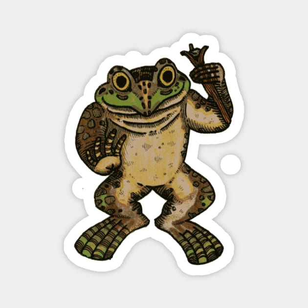 Loveland Frogman Magnet by Ballyraven