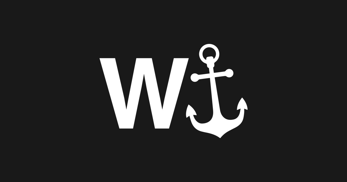 W anchor Wanker TShirt TeePublic