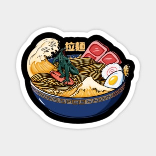 Ramen Godzilla Magnet