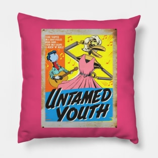 Mystery Science Rusty Barn Sign 3000 - Untamed Youth Pillow