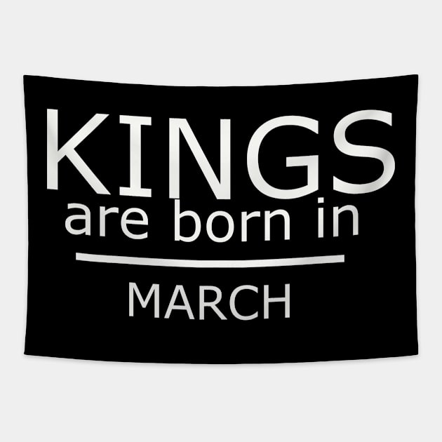 kings are born in march Tapestry by yassinstore