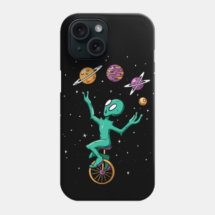 Planet Juggling Alien Phone Case