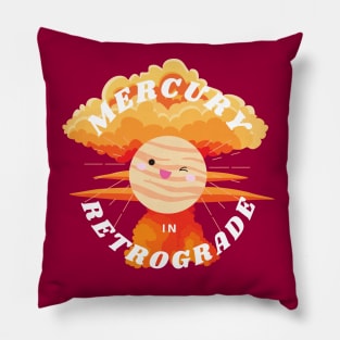 Mercury in retrograde Funny Astrology Gift Zodiac Pillow