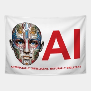 Artificially Intelligent - Naturally Brilliant Tapestry