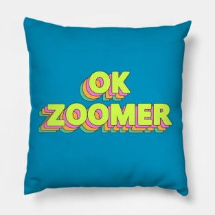 OK Zoomer Pillow