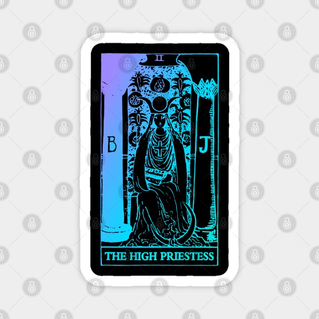 The High Priestess Tarot Card Rider Waite Magnet by srojas26