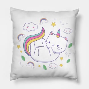 Cat Unicorn Pillow