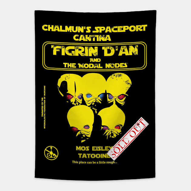 FIGRIN D'AN AND THE MODAL NODES Tapestry by KARMADESIGNER T-SHIRT SHOP