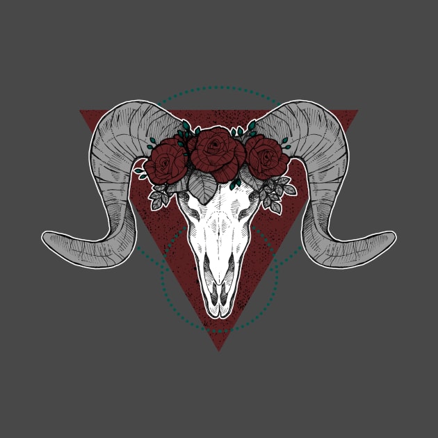 Skull'n'roses by shegoran