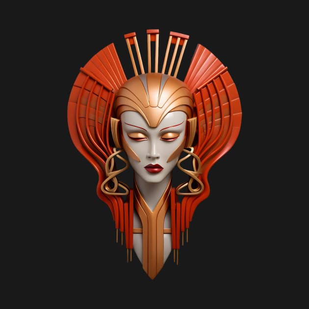 Art Deco Design 09 by Mistywisp