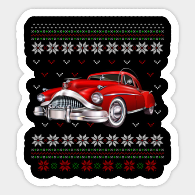 Classic Car Ugly Christmas Sweater Christmas Gift Ideas Christmas
