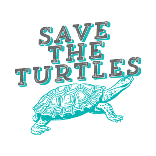 Save the Turtles - Save The Turtles - Pillow | TeePublic