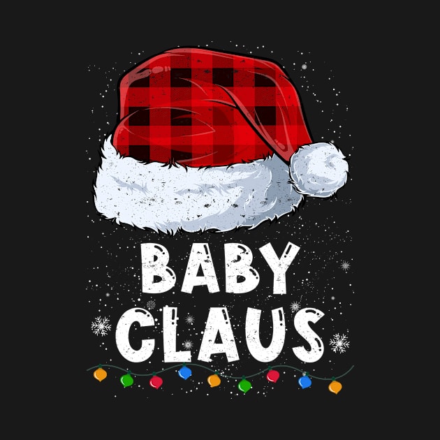 Baby Claus Red Plaid Christmas Santa Family Matching Pajama by tabaojohnny