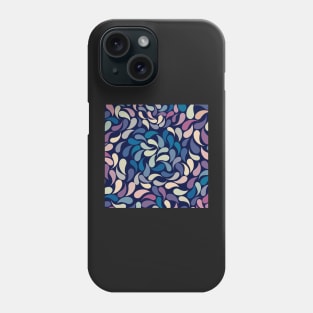 Petal Burst - Rotating Blue, Cream, Pink, Purple Phone Case