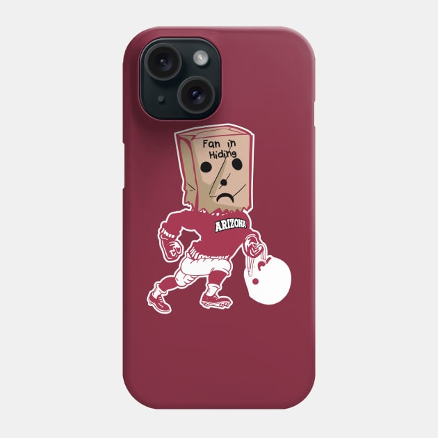 Arizona Fan In Hiding Phone Case by darklordpug