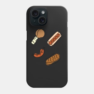 Meat Sticker 4 Pack Phone Case