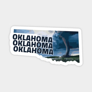 Oklahoma Tornadoes state,Oklahoma  gift, Oklahoma home state Magnet