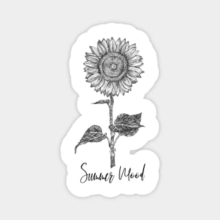 Sunflower - Summer Mood. Magnet