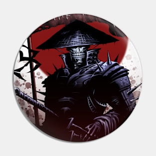 Samurai Skull Pin