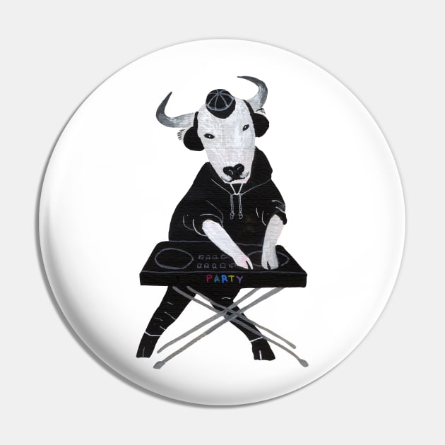 Bull DJ Pin by argiropulo