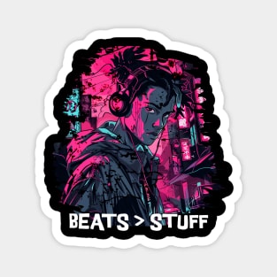 Beats > Stuff: Streetwear Vibe 🎧 Magnet