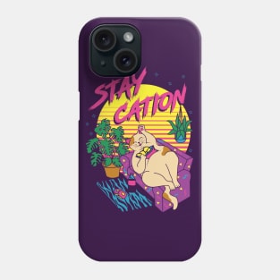 Staycation Cat Phone Case