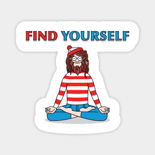 Find Yourself You Wally Magnet