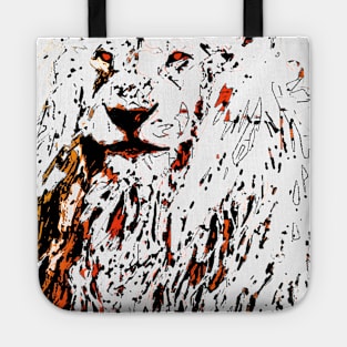 Lion Color Sketch Tote