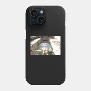 Exploring temple ruins Phone Case