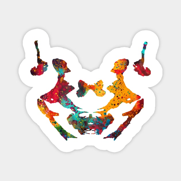 Rorschach inkblot test Magnet by erzebeth