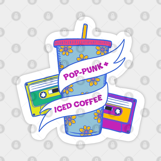 Pop-Punk and Iced Coffee (2023) Magnet by cecececececelia