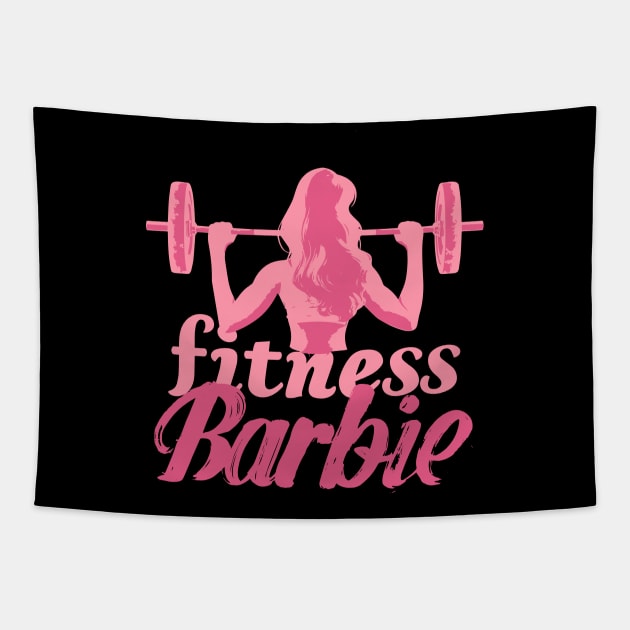 Fitness Barbie  Graphic T-shirt 02 Tapestry by ToddT