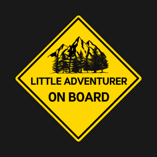 little adventure on board funny car sticker T-Shirt